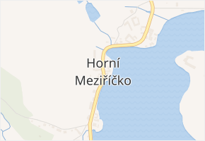 Horní Meziříčko v obci Horní Meziříčko - mapa části obce