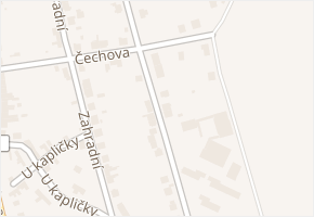 Pod vinohrady v obci Horní Moštěnice - mapa ulice