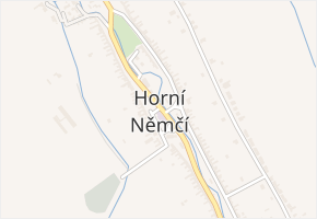Horní Němčí v obci Horní Němčí - mapa části obce