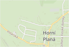 Dobrovodská v obci Horní Planá - mapa ulice