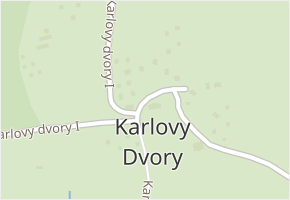 Karlovy dvory I v obci Horní Planá - mapa ulice