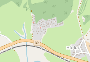Karlovy dvory II v obci Horní Planá - mapa ulice