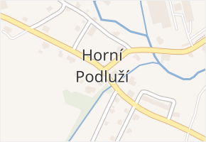 Horní Podluží v obci Horní Podluží - mapa části obce
