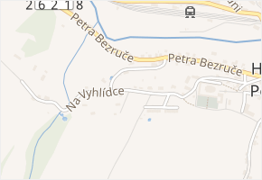 Na Vyhlídce v obci Horní Police - mapa ulice