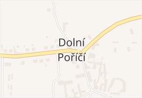 Dolní Poříčí v obci Horní Poříčí - mapa části obce