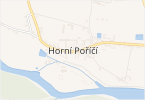 Horní Poříčí v obci Horní Poříčí - mapa části obce