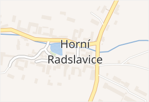 Horní Radslavice v obci Horní Radslavice - mapa části obce