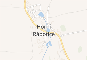 Horní Rápotice v obci Horní Rápotice - mapa části obce