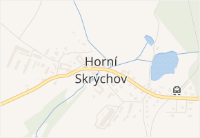 Horní Skrýchov v obci Horní Skrýchov - mapa části obce