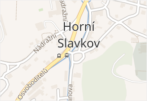 Horní Slavkov v obci Horní Slavkov - mapa části obce