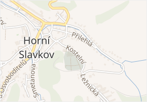 Kostelní v obci Horní Slavkov - mapa ulice
