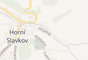 Přilehlá v obci Horní Slavkov - mapa ulice