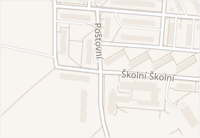 Školní v obci Horní Slavkov - mapa ulice