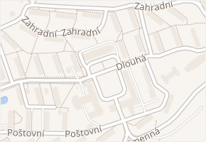 Stannum v obci Horní Slavkov - mapa ulice