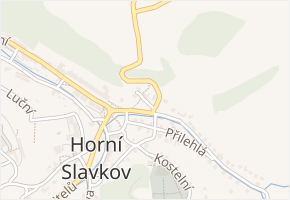 U Kovárny v obci Horní Slavkov - mapa ulice