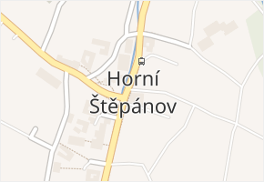 Horní Štěpánov v obci Horní Štěpánov - mapa části obce