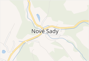 Nové Sady v obci Horní Štěpánov - mapa části obce