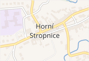 Horní Stropnice v obci Horní Stropnice - mapa části obce