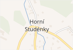 Horní Studénky v obci Horní Studénky - mapa části obce