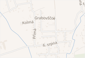 Čtvercová v obci Horní Suchá - mapa ulice