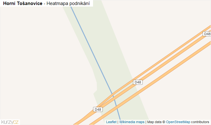 Mapa Horní Tošanovice - Firmy v obci.
