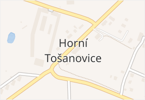 Horní Tošanovice v obci Horní Tošanovice - mapa části obce
