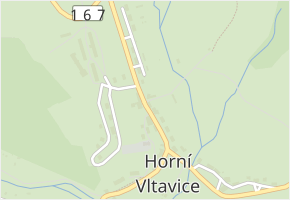 Horní Vltavice v obci Horní Vltavice - mapa části obce
