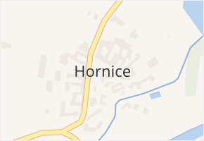 Hornice v obci Hornice - mapa části obce