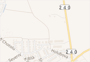 Holubova v obci Horoměřice - mapa ulice