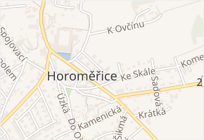 K Bytovkám v obci Horoměřice - mapa ulice