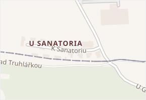 K Sanatoriu v obci Horoměřice - mapa ulice