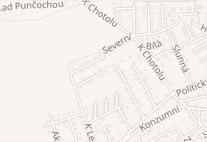 Nad Štolou v obci Horoměřice - mapa ulice