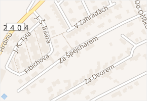 Za Špejcharem v obci Horoměřice - mapa ulice