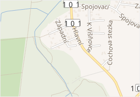 Dědečkova v obci Horoušany - mapa ulice