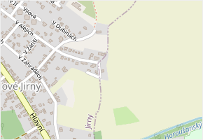V Alejích v obci Horoušany - mapa ulice