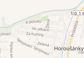 Ve vilkách v obci Horoušany - mapa ulice