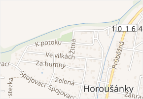 Žitná v obci Horoušany - mapa ulice