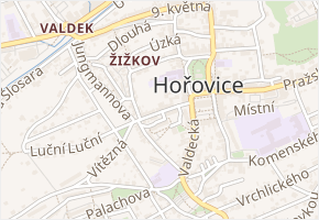 Anýžova v obci Hořovice - mapa ulice