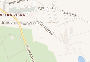 Cihlářská v obci Hořovice - mapa ulice