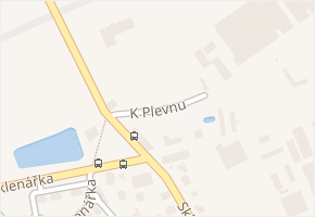 K Plevnu v obci Hořovice - mapa ulice