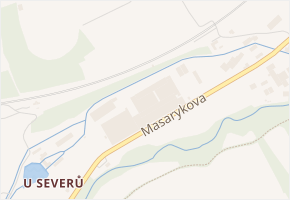 Klidná v obci Hořovice - mapa ulice