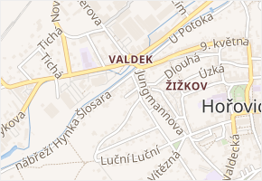 Krátká v obci Hořovice - mapa ulice