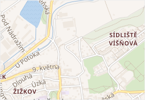 Na Hořičkách v obci Hořovice - mapa ulice