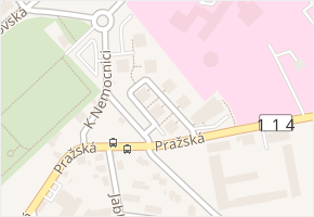 Na Okraji v obci Hořovice - mapa ulice
