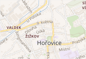 Nerudova v obci Hořovice - mapa ulice