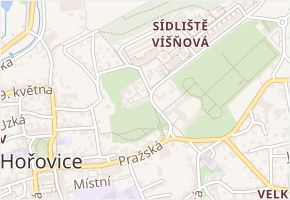 Nožířská v obci Hořovice - mapa ulice