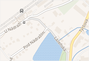 Pod Nádražím v obci Hořovice - mapa ulice