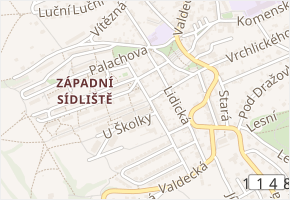Polní v obci Hořovice - mapa ulice