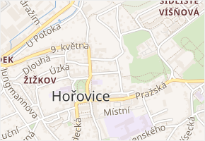 Smetanova v obci Hořovice - mapa ulice