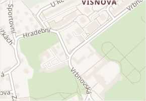 Vrbnovská v obci Hořovice - mapa ulice